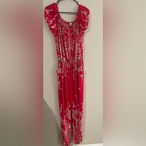 Size extra large dark, fuchsia, pink romper